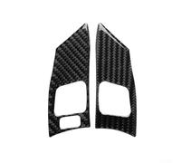 Gdfnmogo Garniture de bouton de volant en fibre de carbone compatible avec les modèles IS250 IS300 IS350 2006-2012 avec conduite à gauche