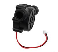 Gdfnmogo Générateur de turbine à eau pour génération hydroélectrique, filetage G1/2, sortie 12 V CC, double tension 5 V/12 V, plage de débit de 3,5 à 20 l/min, modèle DB-268 en plastique noir (sortie