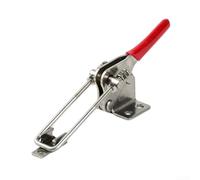 Gdfnmogo GH-40324-SS Pince à bascule pour utilisation, 100 kg, pince à boucle robuste avec action push-traction, fixation rapide réglable pour projets de soudure et de bricolage, GH-40324-SS