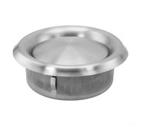 Gdfnmogo Grille d'aération de plafond en acier inoxydable 304 réglable pour salle de bain, cuisine, bureau, 100 mm, 125 mm, 150 mm (150 mm)