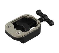 Gdfnmogo Guide de coupe pour fourche de vélo, construction en alliage d'aluminium et acier inoxydable, compatibilité de 15 à 44 mm de diamètre, durable pour l'entretien du vélo (noir)