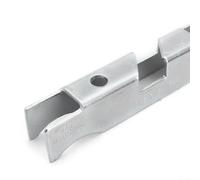 Gdfnmogo Guide de lime de profondeur et outil de rainure de barre pour chaîne de tronçonneuse de 0,8 cm, construction en acier au carbone moyen avec guides de limage à angle supérieur