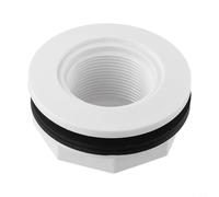 Gdfnmogo Hayward SP1023 Raccord de retour d'entrée de piscine avec écrou de verrouillage et joint, adaptateur en plastique fileté de 3,8 cm compatible avec les piscines hors sol, design anti-fuite