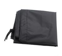 Gdfnmogo Housse de barbecue imperméable Oxford 210D avec revêtement argenté, protection solaire anti-poussière, imperméable, cordon de serrage réglable, convient pour Weber Q100/1000 Series Outdoor