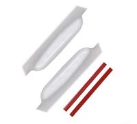 Gdfnmogo Housse de caméra arrière pour voitures et SUV - Protection contre les intempéries en silicone avec rainures anti-pluie, anti-buée et drainage - Convient pour les caméras de recul (blanc)