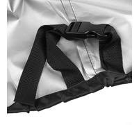 Gdfnmogo Housse de four à pizza à gaz Oxford 420D, housse de protection imperméable, avec sangles à boucle réglables et cordon de serrage, pour Cozze 90347 43,2 cm, noir (62 x 62 x 28 cm)