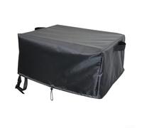 Gdfnmogo Housse de four à pizza à gaz Oxford 420D, housse de protection imperméable, avec sangles à boucle réglables et cordon de serrage, pour Cozze 90347 43,2 cm, noir (58 x 58 x 28 cm)