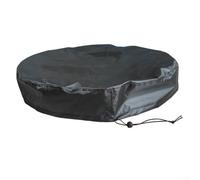 Gdfnmogo Housse de protection imperméable en tissu Oxford 420D avec cordon de serrage réglable pour réservoir de rangement, canapé et terrasse Noir 65 x 10 cm