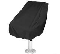 Gdfnmogo Housse de siège de bateau imperméable 420D pour yacht, canoë, chaises de bateau - Housse de protection imperméable et anti-poussière avec cordon de serrage pour 61 x 56 x (noir)
