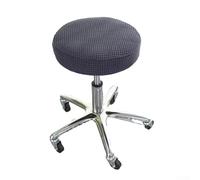 Gdfnmogo Housse de tabouret rond pour fauteuil pivotant, protection de chaise élévatrice avec une haute élasticité, en flanelle douce, extensible, Waterpro (gris foncé)