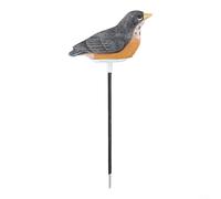 Gdfnmogo Humidimètre du sol avec alarme de forme d'oiseau, testeur d'eau pour plantes en pot, bonsaï, pots de fleurs, entretien du jardin (R (rouge (rouge (noir)