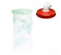 Gdfnmogo IBC Bouchon de filtre pour réservoir d'eau, système de purification de l'eau de pluie en maille de nylon réutilisable, filtration fine 200 mailles