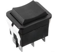 Gdfnmogo Interrupteur à bascule à 3 positions avec fonction de réinitialisation automatique, sans verrouillage à bascule pour commande marche arrière avant, IP55 classé 20 A 250 V, design compact