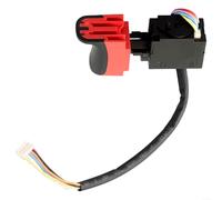 Gdfnmogo Interrupteur à gâchette compatible avec perceuse sans fil, vitesse réglable, noir et rouge avec pour Metabo SB12BL SB18LBL BS18LBLQ SSD12BL 343411770 (1 pièce)