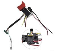 Gdfnmogo Interrupteur d'alimentation 12 V DC de remplacement pour tournevis électrique Defond EGD-1112B - 12 A - Commande de vitesse variable avec bascule avant/arrière intégrée