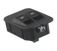 Gdfnmogo Interrupteur de commande pour Bipper, Nemo, Fiorino, Tepee 2008-2018 | OEM 6490G8 735461275 | LHD uniquement | Plastique noir