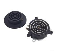 Gdfnmogo Interrupteur de contrôle de température pour siège supérieur et inférieur 5 anneaux pour bouilloire électrique, noir, 58 x 35 mm et 53 mm