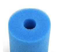 Gdfnmogo Intex Cartouche de filtre de piscine de type H, lavable et réutilisable, éponge de rechange pour piscine hors sol, 10,2 x 9 cm, bleu avec trou central de 30 mm, long