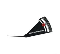 Gdfnmogo Jauge de hauteur en aluminium pour voitures télécommandées - Règle de hauteur réglable de 3 à 42 mm avec mesure de carrossage, compatible avec les véhicules routiers, tout-terrain et camions