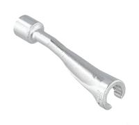 Gdfnmogo Jeu de clés à douille pour ligne d'injecteur diesel de 1,27 cm, 14 mm, 17 mm, 19 mm, extrémité ouverte 12PT, bi-hexagonale, acier au chrome-molybdène, compatible avec la plupart des diesel