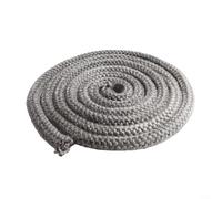 Gdfnmogo Joint de corde en fibre de verre pour porte de poêle à bois - Cordon d'étanchéité pour poêle à bois, brûleur, porte de cheminée, options de 8 à 16 mm de diamètre (2,5 m x 10 mm)