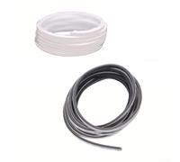 Gdfnmogo Joint de porte auto-brosse 10 m pour isolation phonique, coupe-vent, anti-poussière et insonorisation, gris ou blanc en polypropylène pour Inte (blanc)