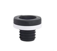 Gdfnmogo Joint d'étanchéité en caoutchouc PP pour toilettes anti-fuite et anti-connecteur pour installation d'urinoir au mur et au sol, noir, 67 mm de haut et 82 mm de large