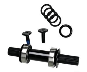 Gdfnmogo Kit Boîtier de Pédalier Vélo 19mm Acier Chromoly | Acier chromoly pour robuste, axe 19mm, transfert de pour puissance optimal, idéal pour le street