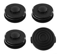 Gdfnmogo Kit de capuchon de bobine et tête de débroussailleuse avec 2 bobines de fil en nylon de 5 m compatibles avec Einhell GE-CT 4530 GC-ET 4530 RTV 400/550 Pièces de rechange pour débroussailleuse