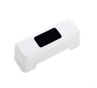 Gdfnmogo Kit de chasse d'eau automatique sans contact avec capteur infrarouge pour chasse des mains, batterie rechargeable 2000 mAh, étanchéité IPX5, 0,25 s, ABS blanc pour toilettes commerciales