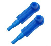 Gdfnmogo Kit de douilles de purge de frein - 2 pièces - Outil de purge de frein professionnel en ABS et caoutchouc pour l'entretien des freins automobiles - Portable avec ajustement sans couture - 5