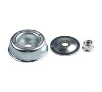 Gdfnmogo Kit de fixation de lame en métal pour débroussailleuse, rondelle biseautée, plaque Rider et écrou 12 mm L/H, compatible avec