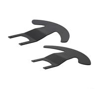 Gdfnmogo Kit de garniture de palette de changement de vitesse pour volant Logitech G29 G920 14, palettes de vitesse en alliage d'aluminium de 2 mm d'épaisseur, accessoires de mise à niveau noirs (B)