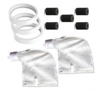 Gdfnmogo Kit de pièces de rechange pour nettoyeur de piscine compatible avec Polaris 360 380, comprend des sacs en maille de nylon K13 K16, pneus C10 C-10 pour Polaris 180/280/360/380