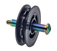 Gdfnmogo Kit de poulie tendeur de chaîne avec roue de guidage en nylon et boulon pour vélo pliable Brompton de 8 mm et 10 mm de diamètre intérieur (diamètre intérieur 8 mm)