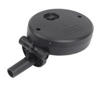 Gdfnmogo Kit de remplacement rond pour lampe solaire d'extérieur - Dessus solaire réglable à 3 vitesses - Boîtier résistant aux intempéries IP55, boîtier en plastique