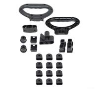 Gdfnmogo Kit de réparation de rechange pour chariot de camping pliable - Ensemble complet de pièces de rechange en plastique noir compatibles avec les modèles de wagon pliés à plat, 15 x 5 cm, 300 g