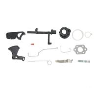 Gdfnmogo Kit de réparation de tronçonneuse avec gâchette d'accélérateur, tige d'étranglement et joint de carburateur, compatible avec MS180 MS170 018 017 pièces de tronçonneuse pour tronçonneuse