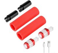 Gdfnmogo Kit d'extension de phare LED pour guidon Segway Max G30s, bande rechargeable avec poignée en silicone, tiges de hauteur personnalisées, pour la sécurité de conduite de nuit (Z)