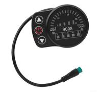 Gdfnmogo KT-900S Écran LED pour vélo électrique avec interface SM 5 broches, compteur de vitesse et indicateur pour contrôleur quantique, interrupteur de phare (interface étanche à 5 broches)