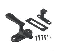 Gdfnmogo Le profil élégant de ce loquet de porte offre une sécurité maximale tout en conservant des options de style élégant (noir L)