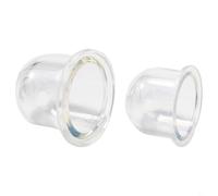 Gdfnmogo Lot d'ampoules d'amorçage de carburant de 19 mm et 22 mm de rechange pour tronçonneuse, débroussailleuse, débroussailleuse, débroussailleuse, débroussailleuse, en plastique transparent