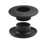 Gdfnmogo Lot de 10 bagues de barre de baby-foot de 16 mm, roulements en plastique pour tiges standard de 1,6 cm, convient aux planches de 24 à 34 mm d'épaisseur,