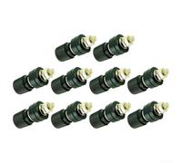 Gdfnmogo Lot de 10 bornes à vis de type 333 rouge et noir haute conductivité pour générateurs, machines à souder et onduleurs, résistants à l'oxydation pour des connexions fiables (noir)