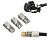 Gdfnmogo Lot de 10 boulons creux en acier inoxydable pour tuyau d'huile de frein de vélo, raccords de compression pour disque hydraulique Avid