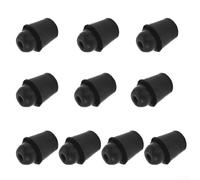 Gdfnmogo Lot de 10 butées de porte en caoutchouc - Protection contre les surlam - Pour modèles Hyundai - Grève intérieure - Crochet d'installation - Accessoires de porte automobile - Noir