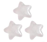 Gdfnmogo Lot de 10 mini étoiles lumineuses en résine arc-en-ciel phosphorescentes pour jardin, allée, aquarium, paysage, décoration à faire soi-même (blanc)