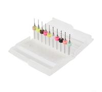 Gdfnmogo Lot de 10 outils professionnels pour circuits imprimés et circuits imprimés CNC en carbure de tungstène