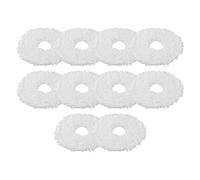 Gdfnmogo Lot de 10 serpillères de rechange pour aspirateur Eureka J12 Ultra Robot - Tampon de nettoyage doux en microfibre, compatible avec Eureka J12 pour la maison