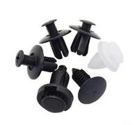 Gdfnmogo Lot de 100 boucles de pare-chocs en nylon pour moulures et garnitures extérieures de voiture - Remplacement direct rapide des clips automobiles, compatibles avec la plupart des véhicules